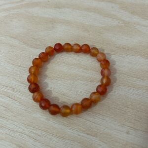 Carnelian Beaded Bracelet
